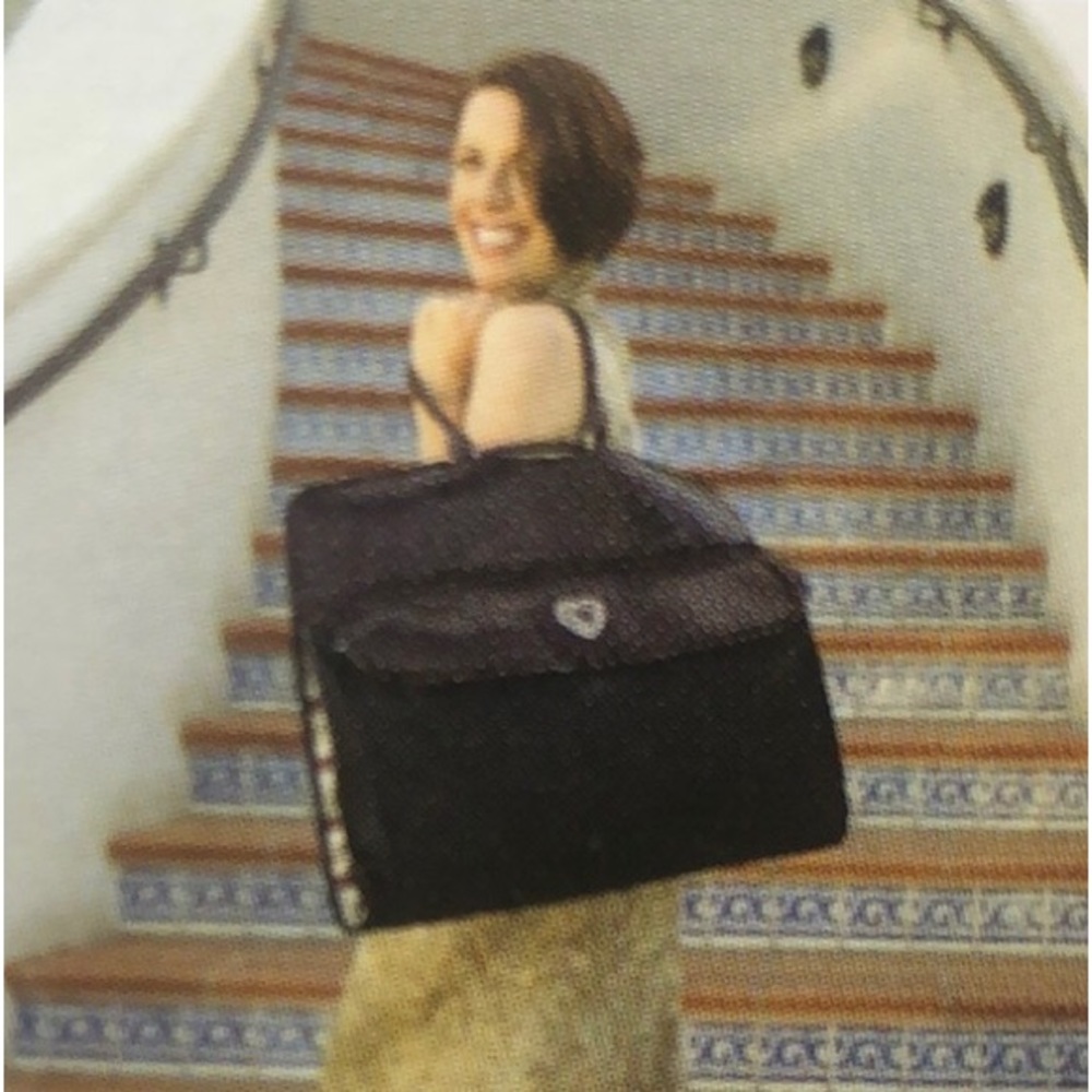Brighton Black Travel Weekender Bag